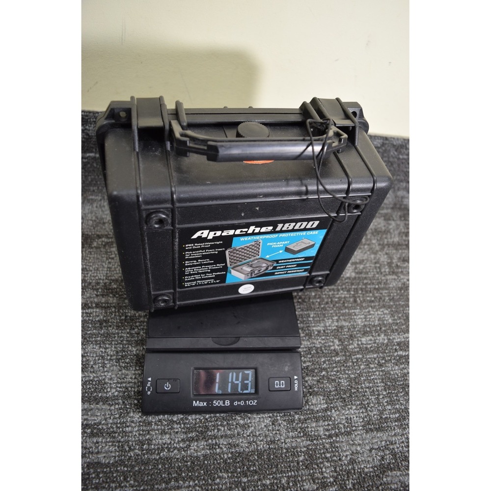 Apache 1800 Weatherproof Protective Case for Guns Tools Cameras Electronics - Picture 10 of 10